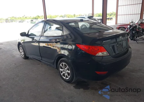 2012 Hyundai Accent Gls z USA, uszkodzony, nr VIN KMHCT4AE0CU254581